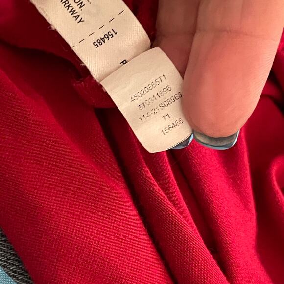 Soma red knit tee shirt t-shirt women's medium may be sleep shirt soft comfort - Picture 7 of 12